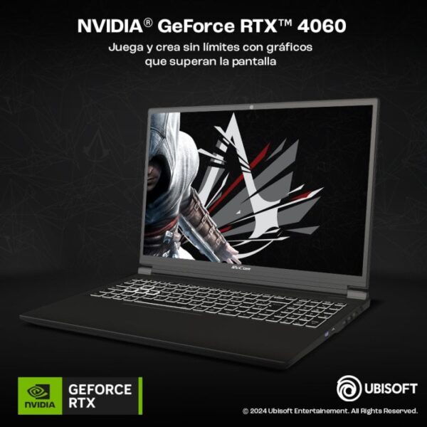 PcCom Revolt 4060 Intel Core i9-14900HX/32GB/1TB SSD/RTX 4060/16"/ Assassins Creed