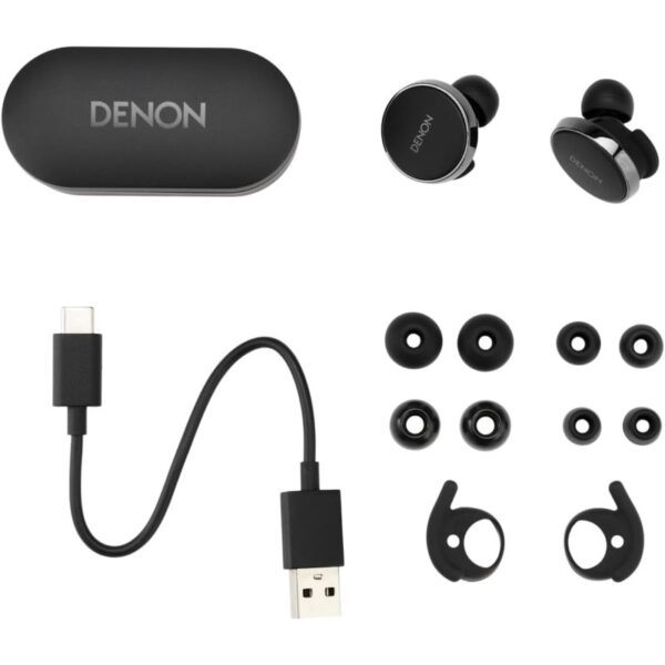 Denon PerL Pro Auriculares Bluetooth True Wireless com Cancelamento de Ruído