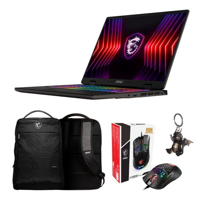 MSI Sword 16 HX 20th Anniversary B14VFKG-483XES Intel Core i9-14900HX/32GB/1TB SSD/RTX 4060/16"