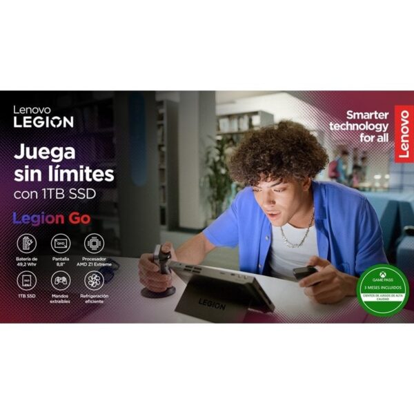 Lenovo Legion Go AMD Ryzen Z1 Extreme 16GB/1TB Consola Portátil 8.8" com Windows 11