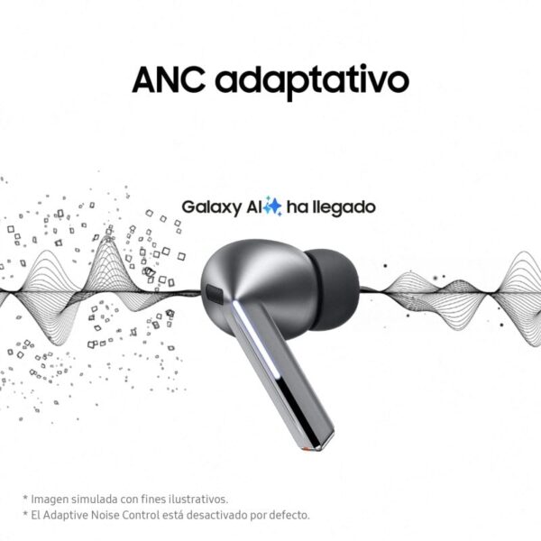 Samsung Galaxy Buds3 Pro Auriculares Sem Fios Bluetooth Cinzentos