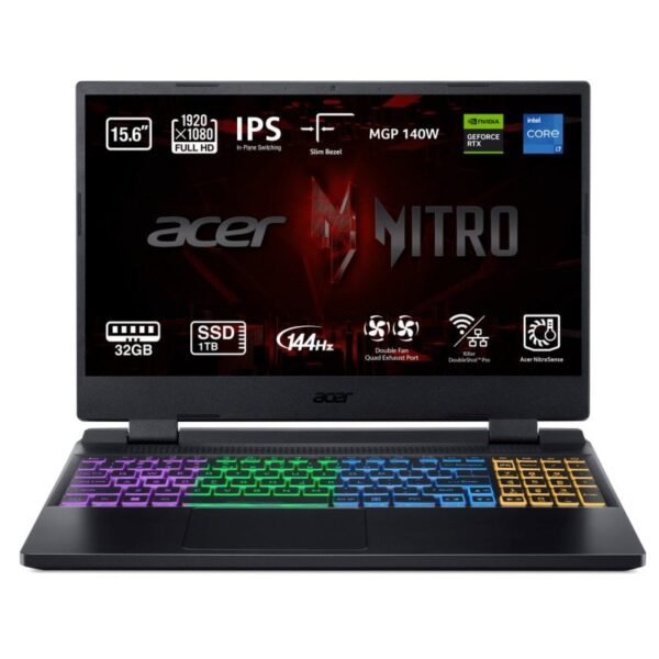 Acer Gaming Nitro 5 AN515-58 Intel Core i9-12900H/32GB/1TB SSD/RTX 4060/15.6"