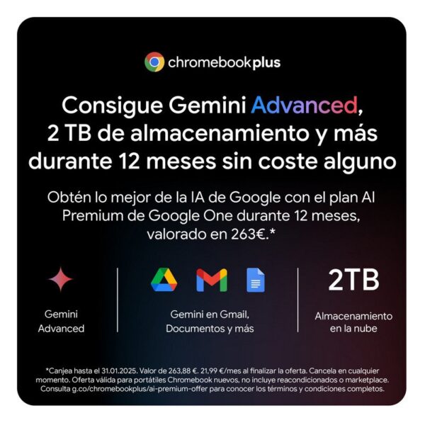 ASUS Chromebook Plus CX3402CBA-PQ0319 Intel Core i3-1215U/8GB/256GB Flash/14"