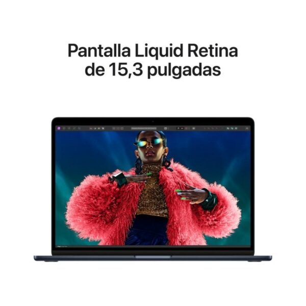 Apple MacBook Air Apple M3/8GB/512GB SSD/GPU 10 Núcleos/15.3" Meia-Noite