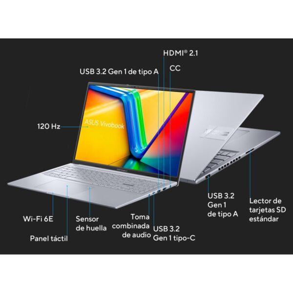 ASUS VivoBook 16X K3605ZC-N1267W Intel Core i7-12650H/16GB/512GB SSD/RTX 3050/16"